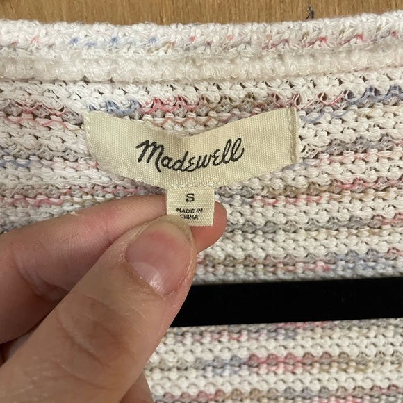 #31-MADEWELL- long-sleeved, scoop-neck sweater - Picture 3 of 4